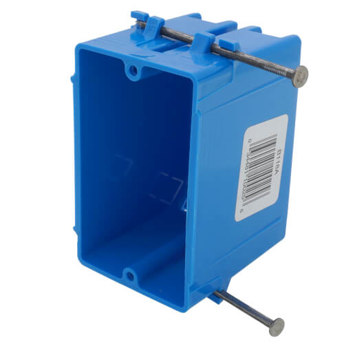 18 Cubic Inch 1-Gang Nail-On New Work Non-Metallic Outlet Box