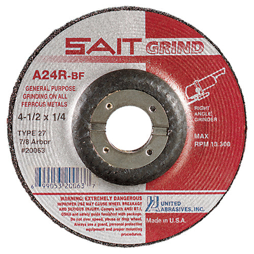 4.5X1/4X7/8 GRINDING DISC