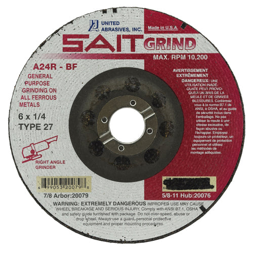 6X1/4X7/8 GRINDING DISC