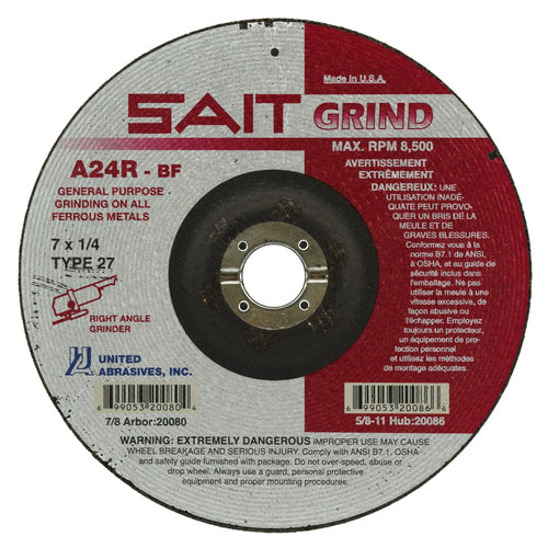 7X1/4X7/8 GRINDING DISC