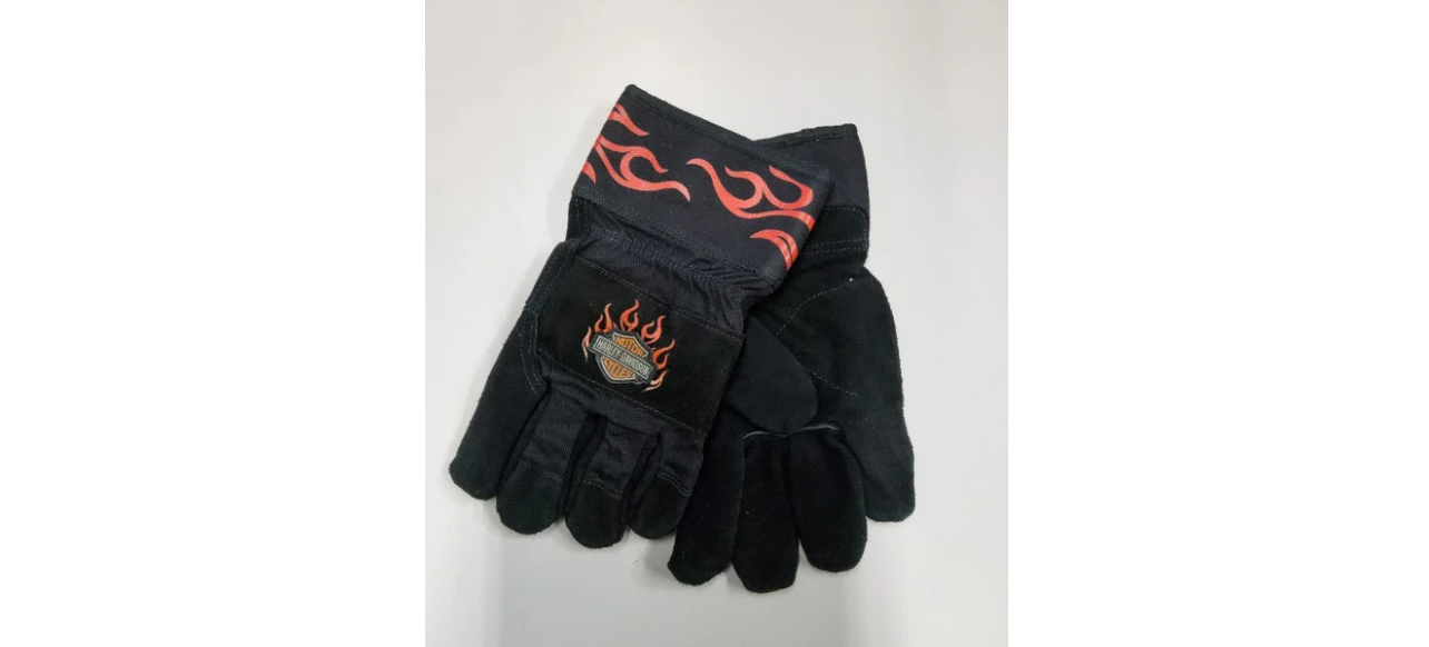 HD LEATHER WORK GLOVE BK MENS