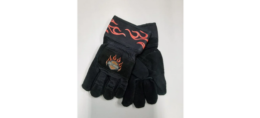 HD LEATHER WORK GLOVE BK MENS