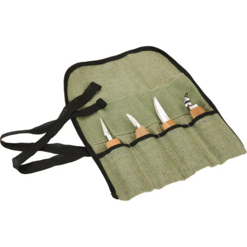 Carving Knives in Tool Roll - 4 Piece