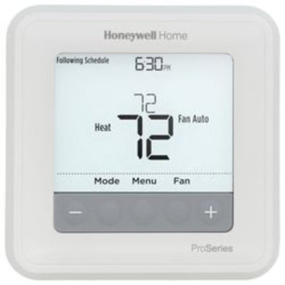 T6 Pro Programmable Thermostat, 2H/1C Heat Pump, 1H/1C Conventional, TH6210U2001