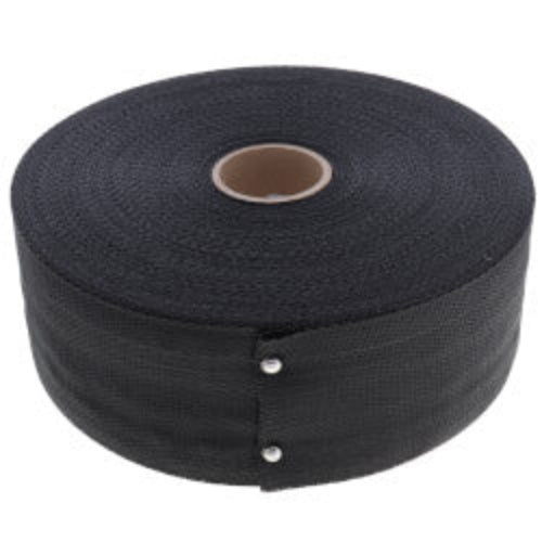3" x 100 Yds. Black Woven Duct Strap