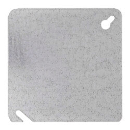 4" Steel Square Flat and Blank Device Cover