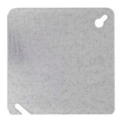 4" Steel Square Flat and Blank Device Cover