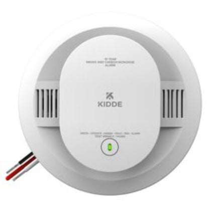 30CUA10-V Hard-Wired Carbon Monoxide and Photoelectric Smoke Alarm (120 V) w/ 10-Year Backup Battery