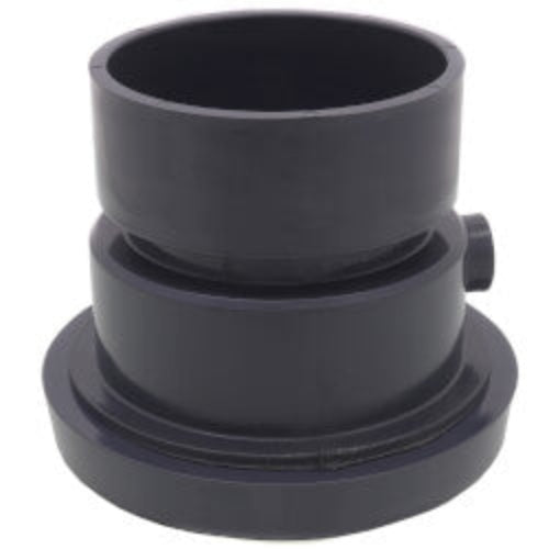 4" PVC FinishLine Adjustable Rough-In Cleanout w/ Coring Plug (Hub)