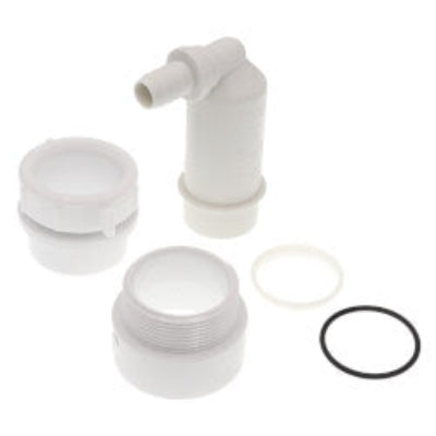 Air Gap For Water Softener and Water Filter w/ PVC Trap Adapter, 1/2" Barb Insert Inlet