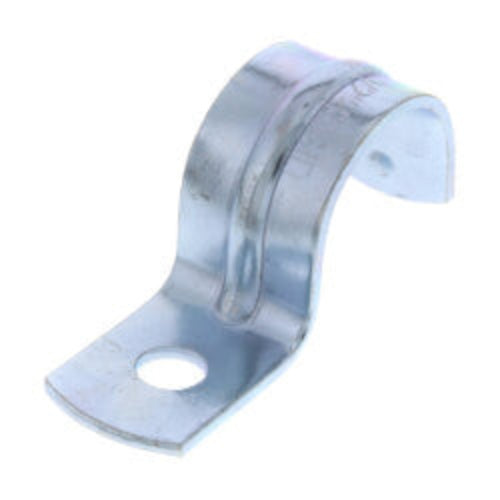 1/2" One Hole Steel Rigid Snap-On Strap