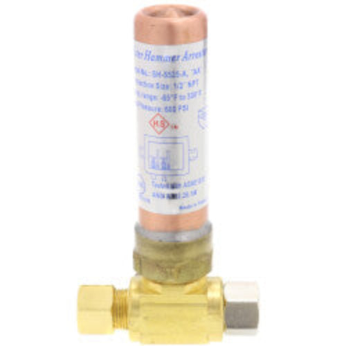Water Hammer Arrestor - 3/8" O.D. Compression x 3/8" O.D. Female Compression Tee (Lead Free)