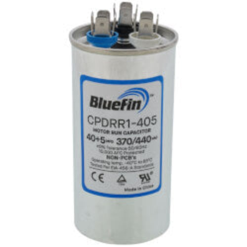 40/5 MFD Round Dual Motor Run Capacitor (440/370V)