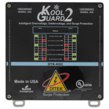 Kool Guard Intelligent Voltage Monitor with Surge Protection (120/240V)