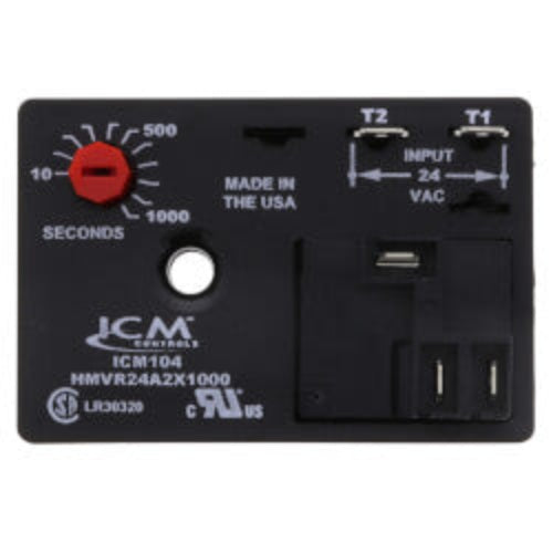 ICM104 Delay on Make Timer (10-1,000 Second Knob Adjust. Delay)