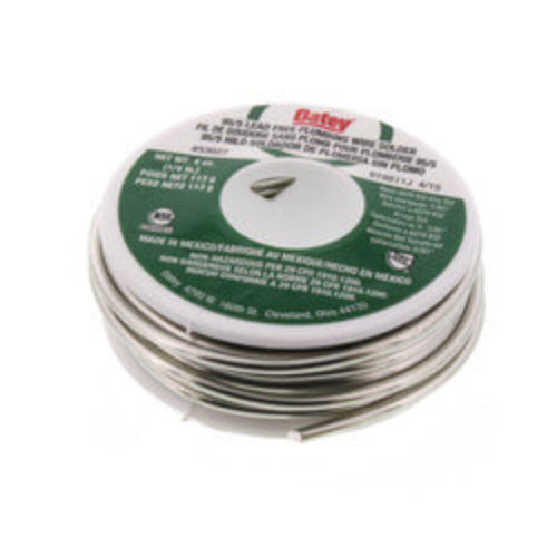 95/5 Lead Free Plumbing Wire Solder 4 oz (95% Tin - 5% Antimony)
