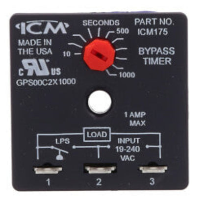 ICM175 Bypass Timer (10-1,000 Second Knob Adjust. Delay)