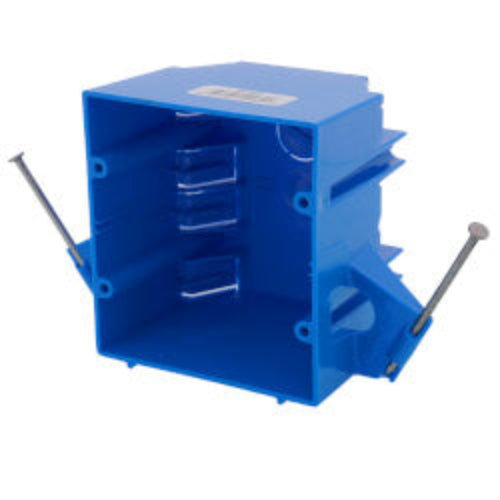 32 Cubic Inch 2-Gang Nail-On New Work Non-Metallic Outlet Box
