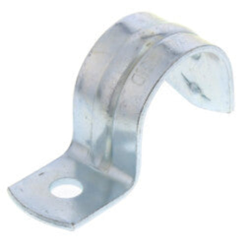 3/4" One Hole Steel Rigid Snap-On Strap