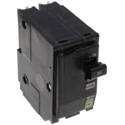 QO 2 Pole Standard Miniature Circuit Breaker (120/240V AC, 20A, 10 kA)