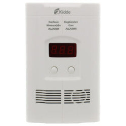 KN-COEG-3 Plug-In Carbon Monoxide and Explosive Gas Alarm (120v) w/ Digital Display and 9v Battery Backup