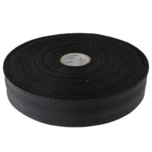 1-3/4" x 100 Yds. Black Woven Duct Strap
