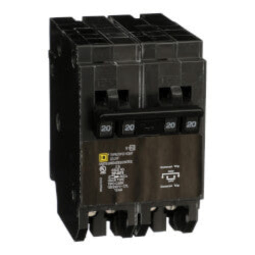 Homeline 2 Pole Miniature Tandem Circuit Breaker (120/240V, 20A)
