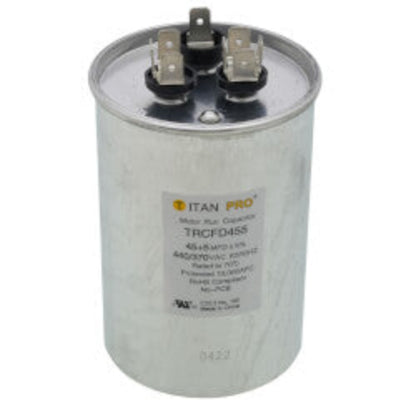 45/5 MFD Round Dual Motor Run Capacitor (440/370V)