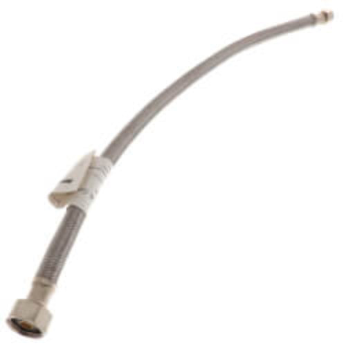 20" Braided Stainless Steel Hose Faucet Connector (3/8" Compression x 1/2" FIP)