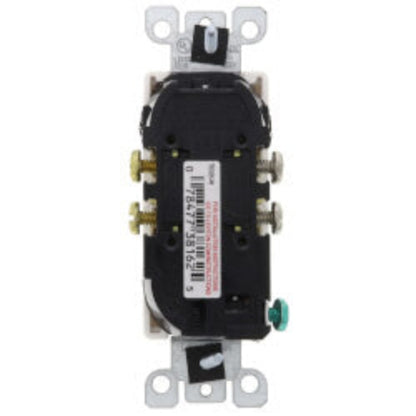 Decora Tamper Resistant Duplex Receptacle w/ Quickwire & Grounding, NEMA 5-15R - White (15A, 125V)