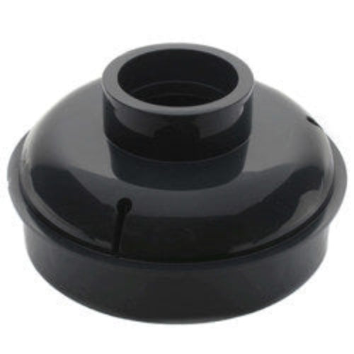 2" × 3" PVC QuadDrain Floor Drain w/ Round Polypro Strainer (Hub)