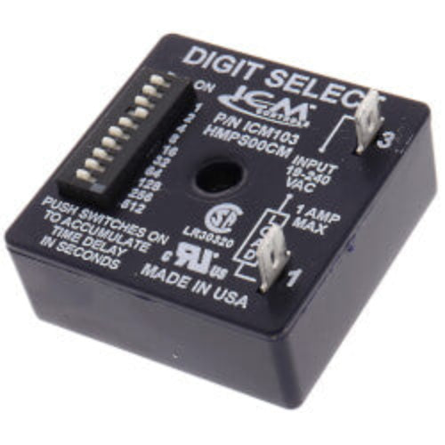 ICM103 Delay on Make Timer (1-1,023 Second Switch-Settable Delay)