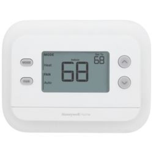FocusPro N100 Non-Programmable, 3H/2C Heat Pump, 2H/2C Conventional, Large Display Thermostat, TH1320U4002