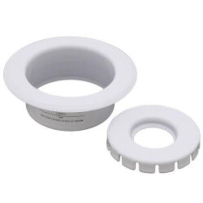 2 Piece Escutcheon for FR-RES/QR Sprinklers, 1/2" Adjustment (White)