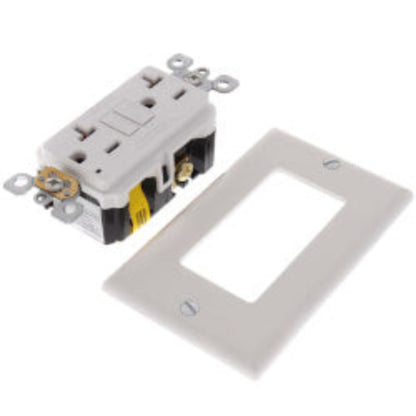 Self-test SmartlockPro Slim GFCI Duplex Receptacle , 20A - White (125V)