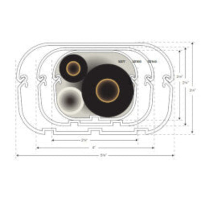 2.75" x 6.5' Slimduct Duct Line Set Cover - SD-77-W (White)
