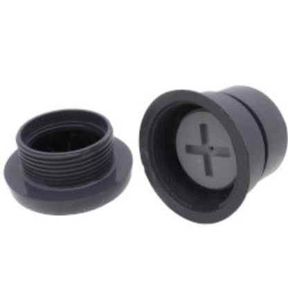 4" PVC FinishLine Adjustable Rough-In Cleanout w/ Coring Plug (Hub)