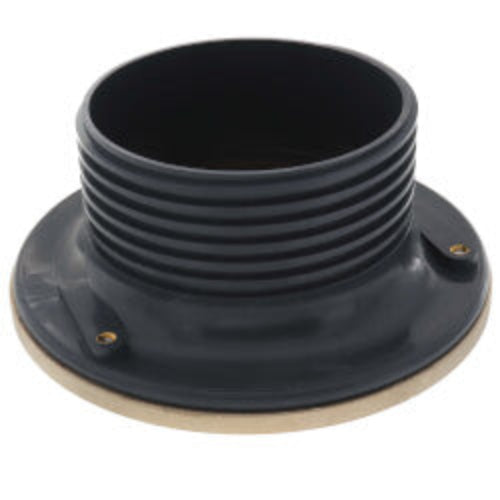4" FinishLine Adjustable Cleanout Ductile Iron No Hub Floor Drain w/ Nickel Bronze