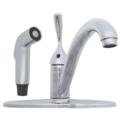 Classic Single Handle Kitchen Faucet with Spray (DST), 400-DST