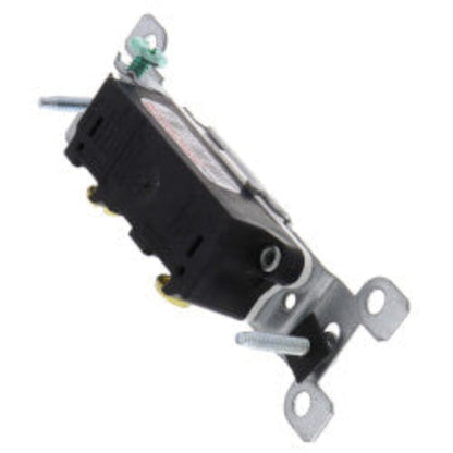 Single-Pole Grounding Toggle Light Switch - White (120V)