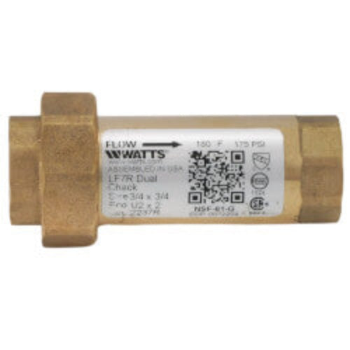 3/4" LF7RU2-2 Dual Check Valve (Lead Free)