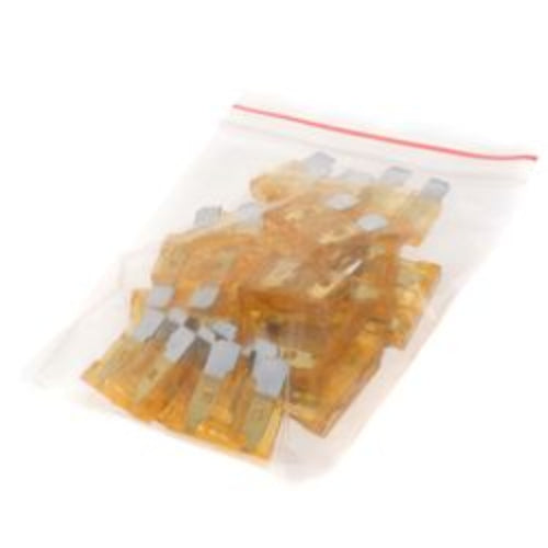 Fuses - Standard Size Plastic, 5 Amp (Pack of 25)