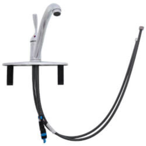 Classic Single Handle Kitchen Faucet with Spray (DST), 400-DST