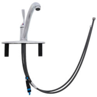 Classic Single Handle Kitchen Faucet with Spray (DST), 400-DST