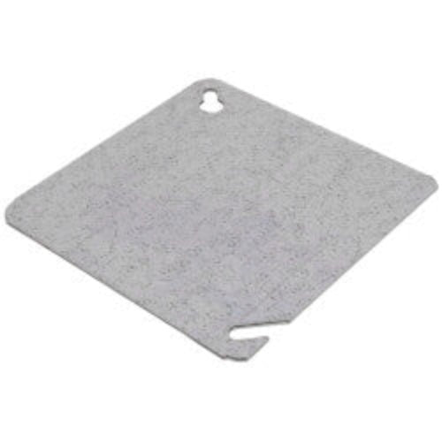 4" Steel Square Flat and Blank Device Cover
