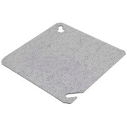 4" Steel Square Flat and Blank Device Cover