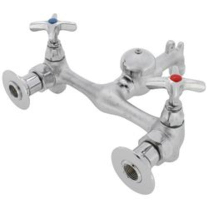 Commercial Two Handle 8" Wall Mount Service Sink Faucet, 28T9