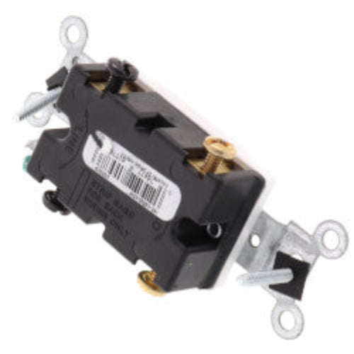 Double Pole Side Wired Switch, 20 Amp, Commercial - White (120/277V)