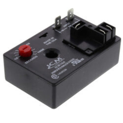 ICM104 Delay on Make Timer (10-1,000 Second Knob Adjust. Delay)
