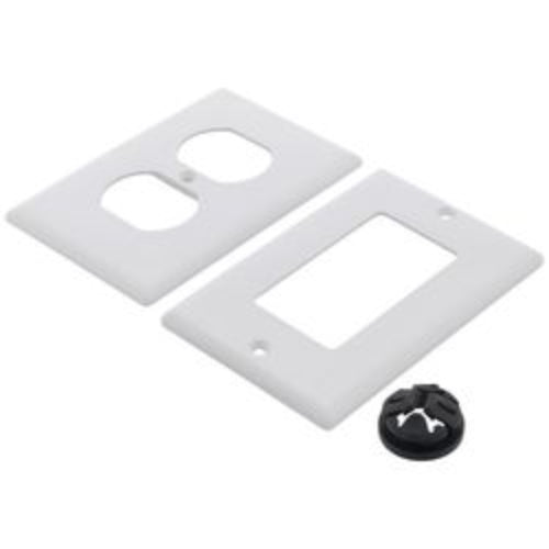 1-Gang Weatherproof Low Profile Recessed Electrical Box (Clear)